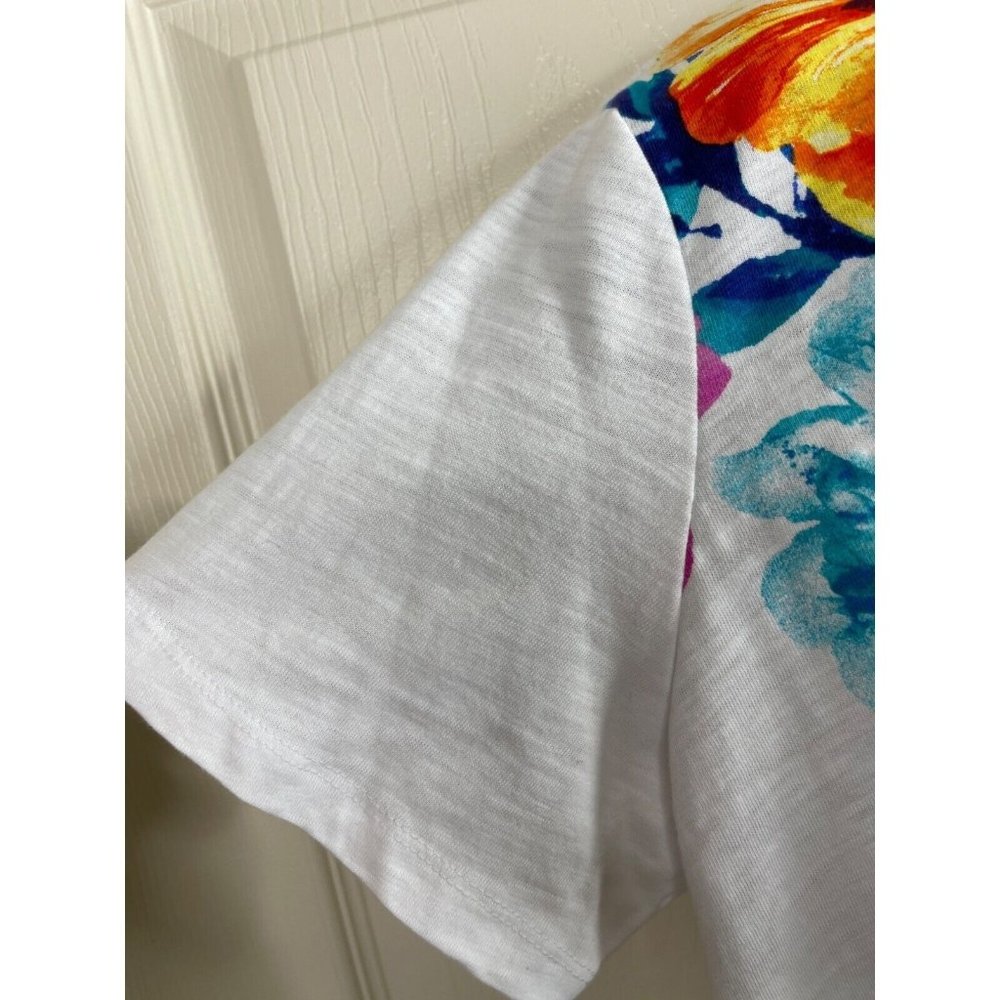 Alfred Dunner Knit Top Womens Size Petite Extra Large PXL Short Sleeve White NWT - Picture 6 of 11